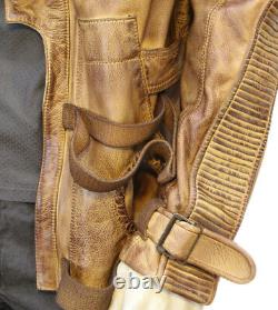 Magnoli Clothiers Star Wars Finn Poe Tan Leather Jacket