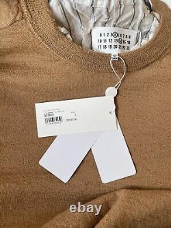 Maison Margiela Distressed Camel Jumper