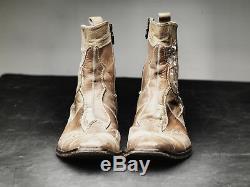 Mark Nason CORKMAN PATCHWORK Rock Boots US10 Distressed TAN (BN)