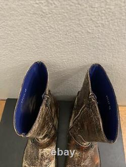 Mark Nason SKIDWAY Brown Dragon Rock Boots Distressed Men Size 12 67440 $2000