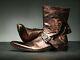 Mark Nason Skidway Rust Dragon Rock Boots Us 9.5 Distressed Copper (cq)
