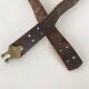 Martin Margiela 10 Mens New Leather Hook Belt L Brown