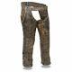 Men's Distressed Brown Leather 4 Pockets Thermal Lined Motorcycle Chaps Mlm5500