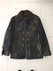 Men's Leather Distressed Look Flyers Jacket By Gap