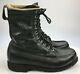 Mens 8 D Vintage Browning Usa Green Leather Moc Toe Lace Up Crepe Sole Boots