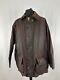 Mens Barbour Beaufort Coat Brown Wax Cotton Xl 46 In Parka Outdoors Distressed
