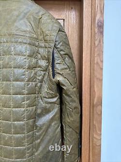 Mens English Utopia Padded Distressed Look Jacket Large. RRP 400 £125