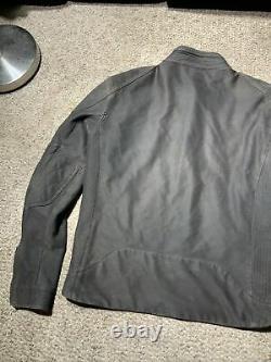 Mens M Ralph Lauren Black Label Cotton Distressed Brown Jacket CAFE MOTO RACER