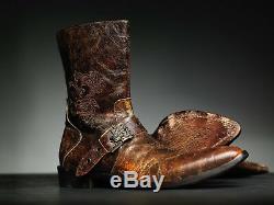 NEW! Mark Nason SKIDWAY Dragon Rock Boots US 9.5 Distressed Brown