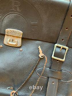 NEW RRL Ralph Lauren Vintage Distressed Leather Briefcase