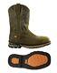New Timberland Pro Ag Boss Square Alloy Toe Pull-on Boot Shoes, 1001a, Sz 10.5 M