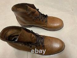 NEW Wolverine 1000 Mile Antique Cognac Brown Leather Boots US Mens 10D (W40580)