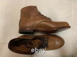 NEW Wolverine 1000 Mile Antique Cognac Brown Leather Boots US Mens 10D (W40580)