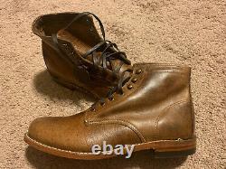 NEW Wolverine 1000 Mile Antique Cognac Brown Leather Boots US Mens 11D(W40580)