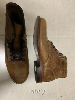 NEW Wolverine 1000 Mile Antique Cognac Brown Leather Boots US Mens 9D(W40580)