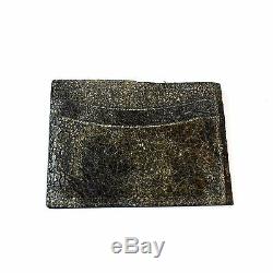 NWT $380 Maison Margiela Men's Distressed Leather Card Holder Wallet AUTHENTIC