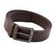 New $500 Brioni Distressed Brown Leather Belt With Hammered Buckle 36 W (eu 90)