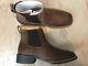 New Ariat Sport Booker Tan Distressed Brown Leather Pull On Boots Mens Sz 9 D