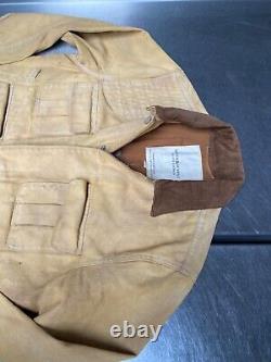New Ralph Lauren Mens L 46in American Heavy Distressed Canvas Shooting Jacket