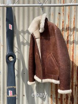 Oliver Sweeney Dunbittern Aviator Jacket (sheepskin leather flying/bomber coat)