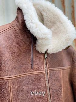 Oliver Sweeney Dunbittern Aviator Jacket (sheepskin leather flying/bomber coat)