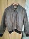 Outstanding Patina Distressed Vintage Banana Republic A2 Leather Jacket. L/xl