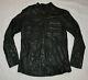Pearly King Brown Soft Distressed Leather Jacket Size L Collarless Lined
