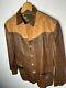 Polo Country Ralph Lauren Leather Shirt Jacket Rrl Cowboy Vtg Western Raw Sample