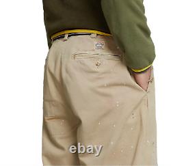 Polo Ralph Lauren Burroughs Big Chino Wide Trousers Pants Distressed 31 x 30