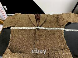 Polo Ralph Lauren Gents Large Blazer Jacket RRL 42 Herringbone Tweed Rugby Coat