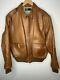 Polo Ralph Lauren Large Leather Jacket Rrl Vtg Aviator G1 Coat Brown Distressed