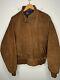 Polo Ralph Lauren X-large Brown Bomber Leather Jacket Wax Rrl Coat Roughout A-2