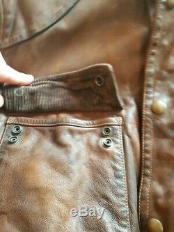 Polo Ralph Lauren distressed motorcycle jacket