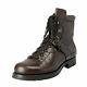 Prada Men's Brown Distressed Leather Motorcycle Boots Shoes Sz 9 9.5 11.5