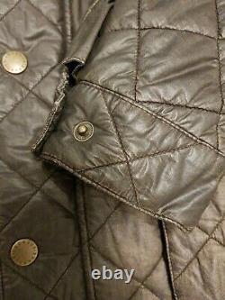 RARE BARBOUR STEVE MCQUEEN COLLECTION Mulholland Distressed Quilted Jacket XL