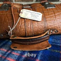 RARE VINTAGE 1940s GERMANY DISTRESSED LEATHER MACBOOK PRO BRIEFCASE BAG $998