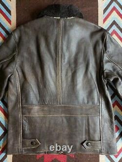 RRL Double RL Ralph Lauren Distressed Leather Jacket