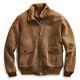 Rrl Ralph Lauren Le Distressed Shearling Roughout Leather Jacket Nwt S