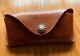 Rrl Ralph Lauren Slight Distressed Leather Concho Glasses Eyeglass Case