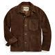 Rrl By Ralph Lauren Roughout Suede Jacket Distressed Brown