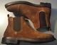 Ralph Lauren Mosley Ii Brown Snuff Distressed Suede Boot Made In Italy