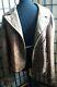 Ralph Lauren Collection Distressed Brown Leather Jacket