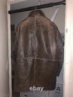 Supernatural Dean Winchester Wilsons Leather Distressed Coat Jacket