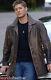 Supernatural Dean Winchester Distressed Leather Jacket Bnwt