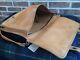 Vintage 1970's Distressed Baseball Glove Leather Surface Pro Briefcase Bag R$598