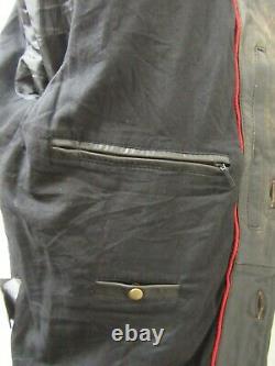 VINTAGE 80's WILSONS DISTRESSED LEATHER MOTORCYCLE JACKET SIZE L BORN TO ROCK