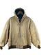 Vintage Carhartt Work Wear Hooded Zip Jacket Mens Size Xl Brown Distressed Lined
