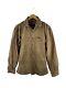 Vintage Carhartt Work Wear Lined Jacket Mens Size S Brown Distressed Snap Button