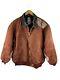 Vintage Carhartt Zip Jacket Mens Size Xl Brown Distressed Collared Blanket Lined