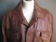 Vintage Leather Jacket Distressed Fight Club Trucker 46 48 Lakeland Soft Fine Xl